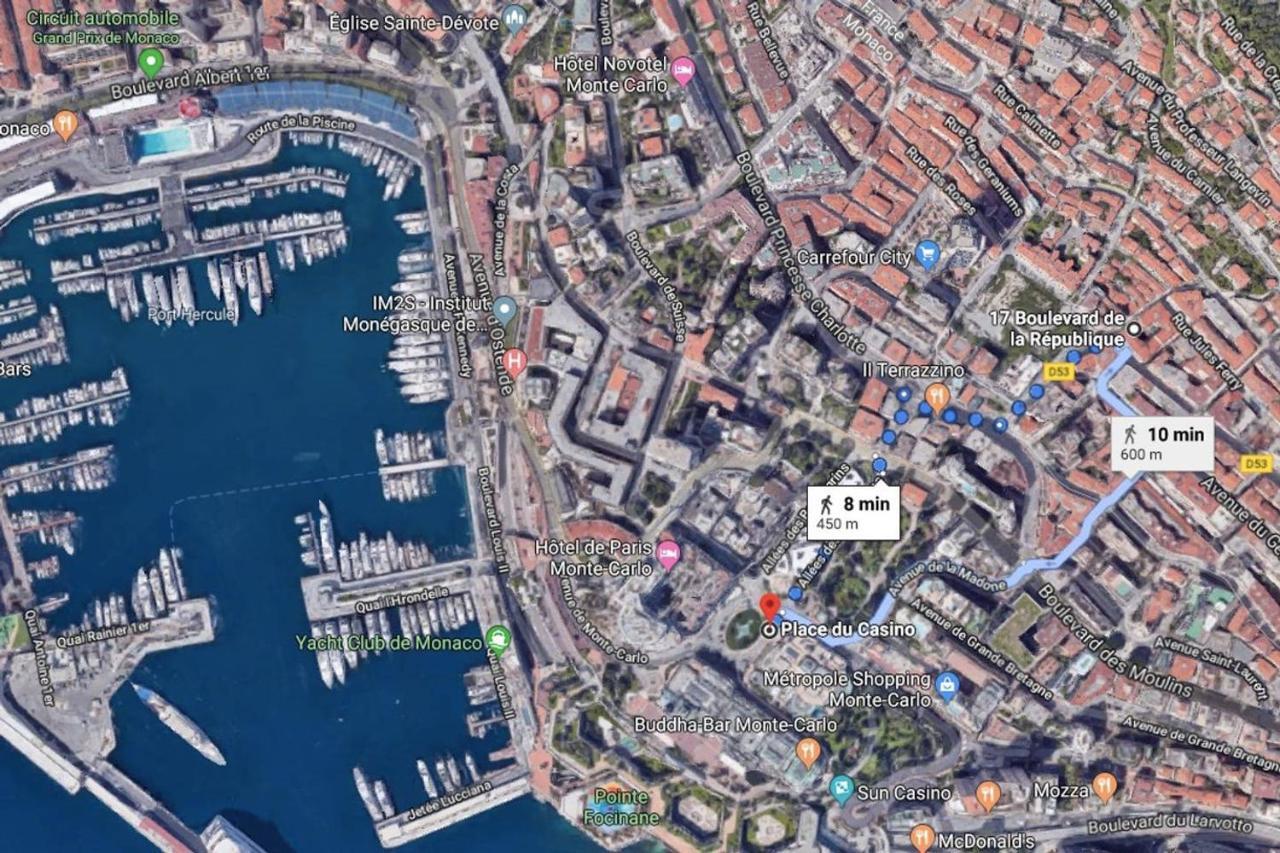 Monaco Central 1 Bedroom Appartement Beausoleil Luaran gambar
